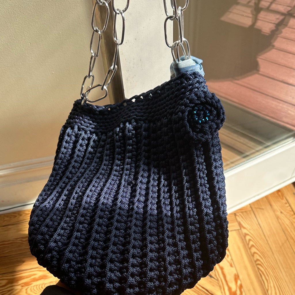 Hand Made Knitted Bag